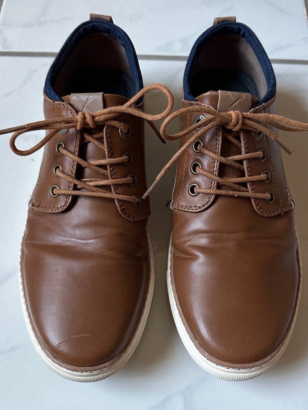 Denver Hayes Brown Casual Lace-Up Shoes. Size EU39/US7
